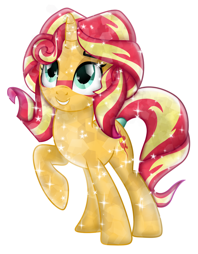 Crystal Sunset Shimmer by TheShadowStone
