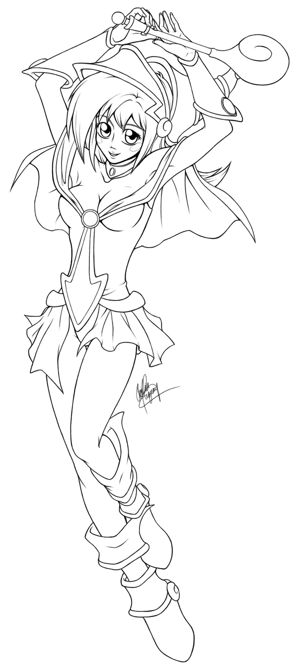magician girl coloring pages - photo #24