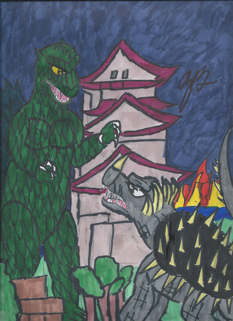 Godzilla vs Destroyah by Natsuakai on DeviantArt