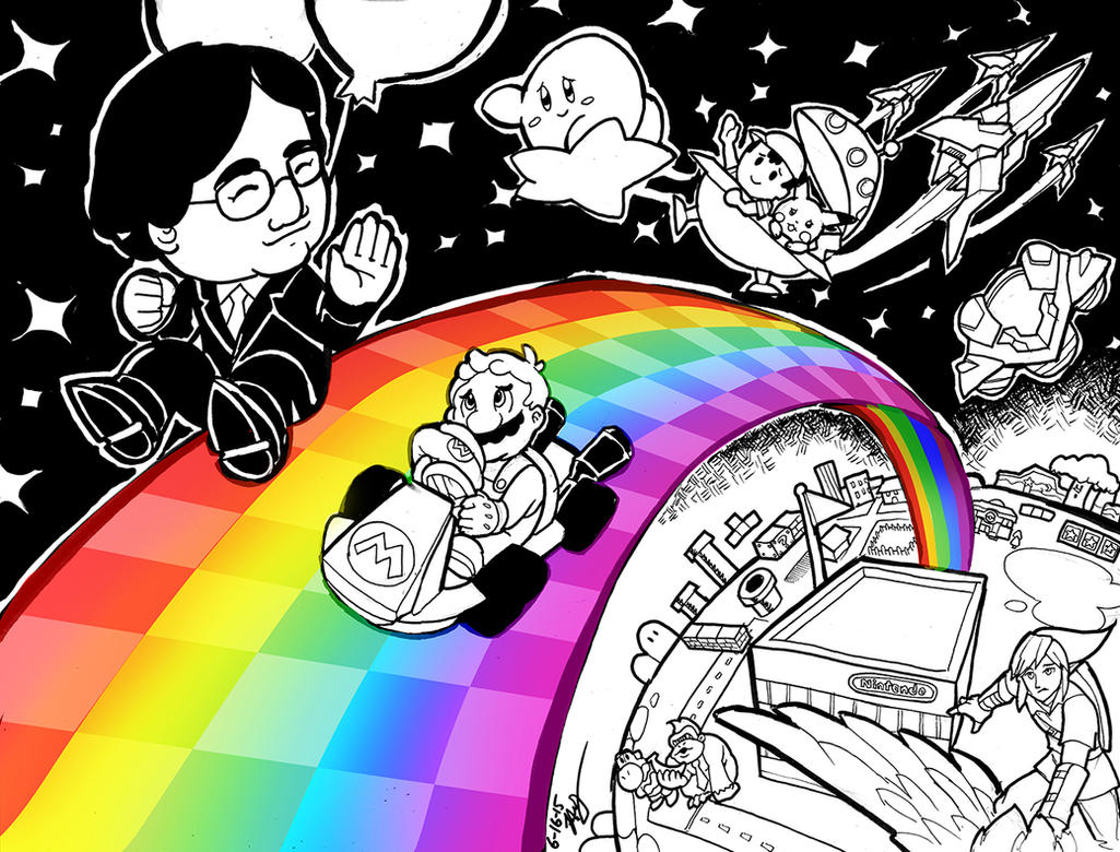  Thank You Iwata- On Rainbow Roads by Hakuramen