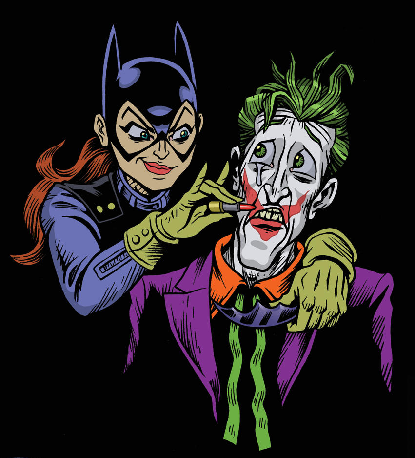 Art by John Hazard, http://www.deviantart.com/art/My-Take-on-the-Batgirl-Joker-Cover-521381594
