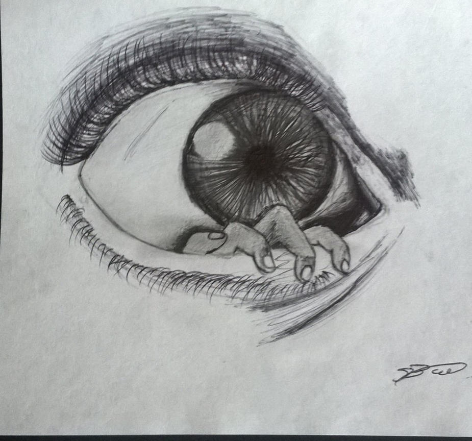Eye Pen Drawing by sammaboy on DeviantArt
