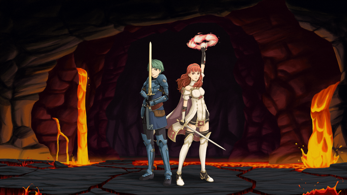 Alm and Celica - Fire Emblem Echoes