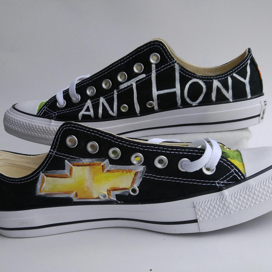 Chevy Anthony Custom Painted Shoes by ManaArtCrafts on DeviantArt