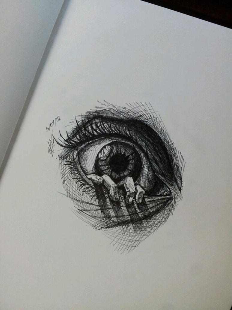 Quick eye sketch by MagnaSicParvis on DeviantArt