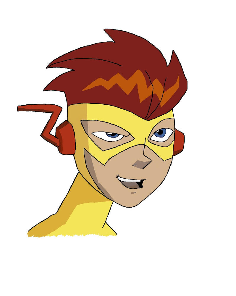 Teen Titans Kid Flash - Coloured by Zenalth on DeviantArt